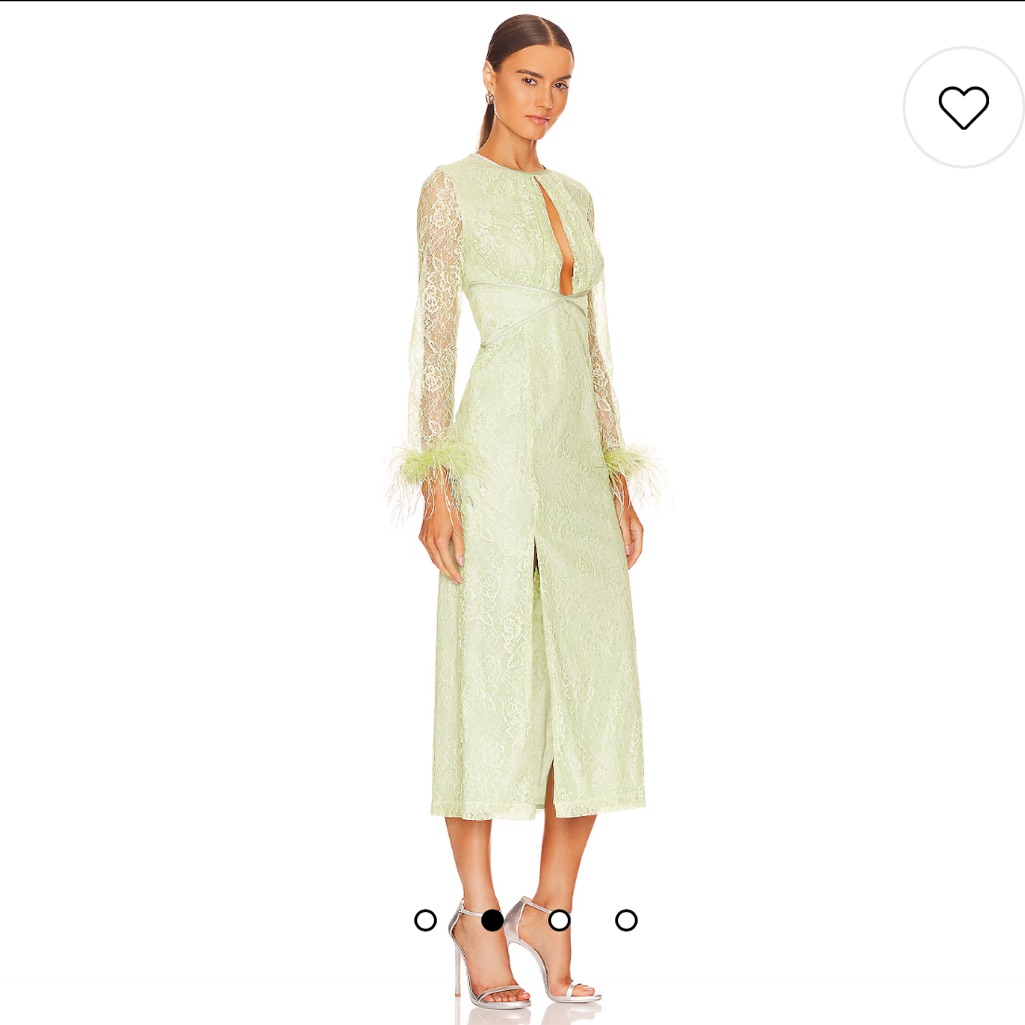 Alice Mccall Vivienne Midi Dress In Lettuce